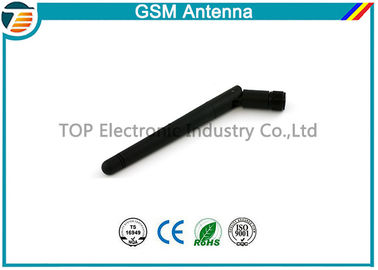 Wireless Rubber Flexible GSM GPRS Antenna 2 dBi Gain 900MHz / 1800MHz
