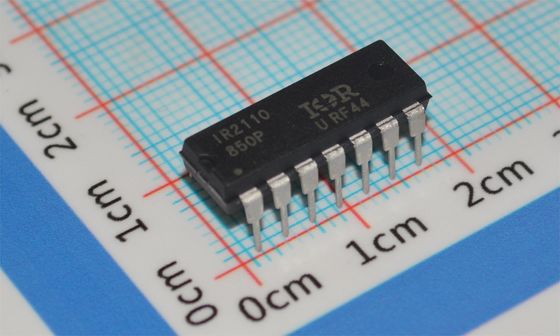 IR2110PBF Integrated Circuit 600V High-Low Driver 2A Peak Current 10V-20V Logic 500ns Rise Time Package / Case 14-DIP (0.300", 7.62mm) -40°C to +125°C