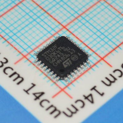 STM32F030K6T6 48MHz Cortex-M0 MCU 32KB Flash 4KB RAM 12-bit ADC 16 GPIOs LQFP-32 2.4-3.6V -40°C to +85°C Cost-Effective