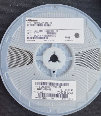 GMK316AB7106KL-TR 10μF 16V MLCC X5R 1206 ±10% Tol Low ESR -55°C to +85°C AEC-Q200