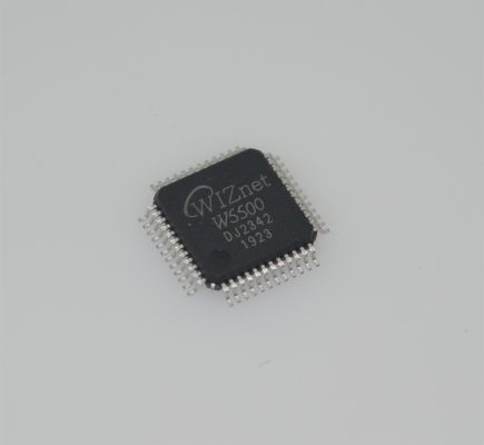 W5500 Hardwired TCP/IP Chip SPI Interface 10/100Mbps Ethernet 32KB Buffer 3.3V -40°C to +85°C