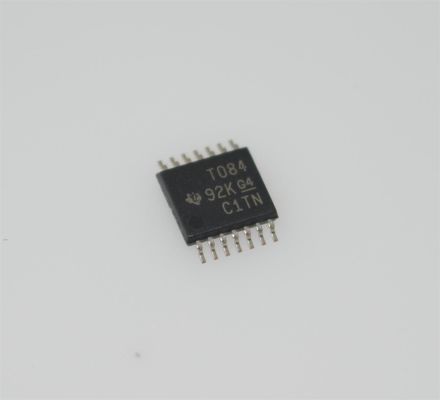 TL084CPWR Quad Low-Noise JFET Op Amp 4MHz Bandwidth 13V/μs Slew Rate ±18V Supply 3pA Input Bias TSSOP-14 -40°C to +105°C