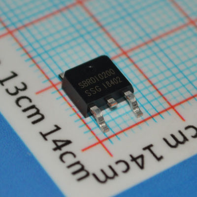 SBRD10200TR 100V 20A SBR Rectifier Bridge with Low Vf High Efficiency <155°C TJ Surge Rated AEC-Q101 Qualified for Automotive and Industrial Brushed Motor Drives