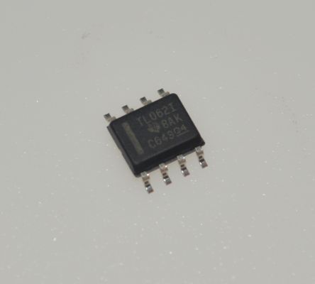 TL062IDR Low-Power JFET-Input Op Amp with 1MHz Bandwidth 3.5V/µs Slew Rate ±18V Supply 200pA Bias Current High-Z Input 0°C to +70°C Range and SOIC-8 Package for Precision Circuits