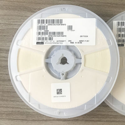 Tiny 2.7pF 0402 MLCC High Voltage 50V C0G/NP0 Stability High Q Low Loss Halogen-Free Tape & Reel Packaging for Automotive & Industrial Applications