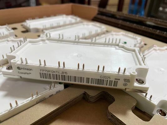 FP75R12KT4 B15 1200V 75A PIM IGBT Module TRENCHSTOP™ IGBT4 Low Switching Loss Integrated Rectifier and Brake Copper Baseplate NTC High Switching Frequency For Motor Drives