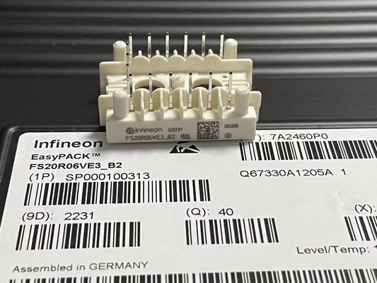 FS20R06VE3_B2 600V 20A IGBT Module Trenchstop Technology Low VCEsat Fast Switching Integrated NTC PressFIT Contact High Power Density ECONOIM-3 for Drives