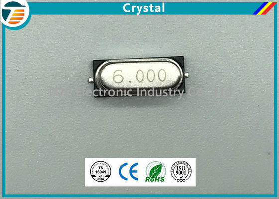 18PF SMD Crystal Passive Electronic Components 30ppm 6.0000MHZ