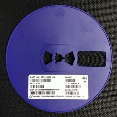 BZT52C36S 36V Zener Diode 500mW Power ±5% Tolerance SOD-323 Miniature Package Low ZZT and ZZK, Ideal for Voltage Regulation and Surge Protection