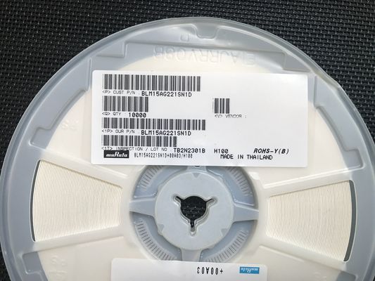 BLM15AG221SN1D 220Ω Ferrite Bead 0402 (1005 Metric) 1A Rated Current High Impedance@100MHz, Wide Temp -55°C to +125°C AEC-Q200
