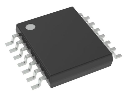TLC374CPWR Quad CMOS Comparator 2μs Response 2.7-16V Supply 1mV Offset Push-Pull Output TSSOP-14 -40°C to +125°C Industrial-Grade