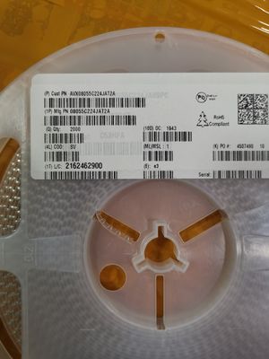 08055C224JAT2A 220nF MLCC 50V, X7R ±5% Tol 0805 -55°C to +125°C Low ESR