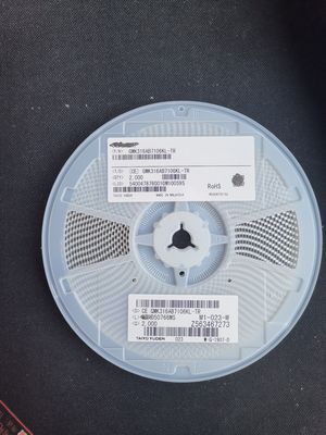 GMK316AB7106KL-TR 10μF 16V MLCC X5R 1206 ±10% Tol Low ESR -55°C to +85°C AEC-Q200