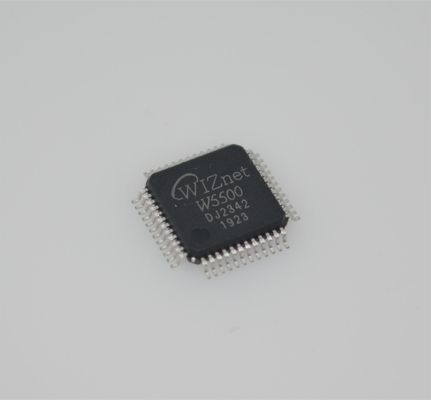 W5500 Hardwired TCP/IP Chip SPI Interface 10/100Mbps Ethernet 32KB Buffer 3.3V -40°C to +85°C