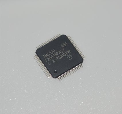 TMS320F28035PAGT 60MHz C2000 MCU 128KB Flash 12-bit ADC 16 PWM TQFP-64 -40°C to +105°C