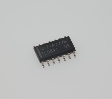 TL084IDR Quad JFET Op Amp 4MHz Bandwidth 13V/μs Slew Rate ±18V Supply 3pA Input Bias SOIC-14 -40°C to +125°C