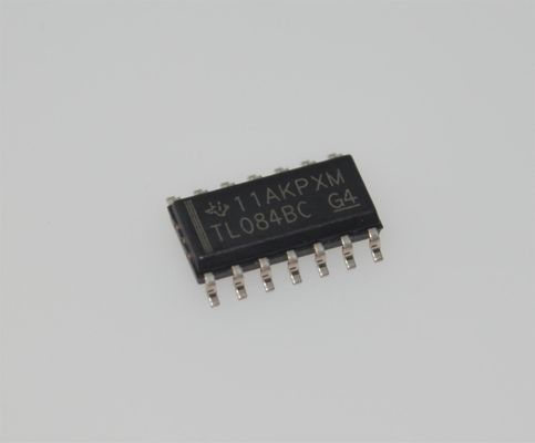 TL084BCDR Quad JFET-Input Op Amp 4MHz Bandwidth 13V/μs Slew Rate ±18V Supply 3pA Input Bias SOIC-14 -40°C to +125°C
