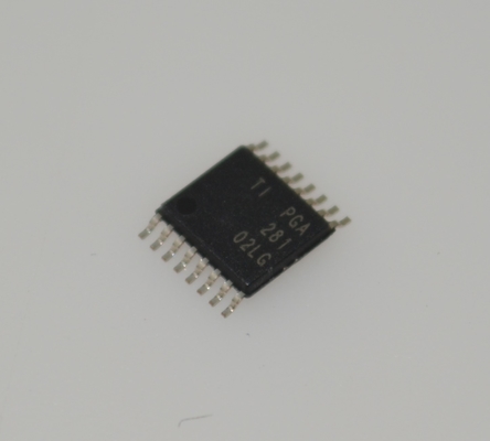 PGA281AIPWR Precision Programmable Gain Amplifier 0.1-1000x Gain 10MHz BW ±18V Supply 0.025% Gain Error TSSOP-16 -40°C to +125°C