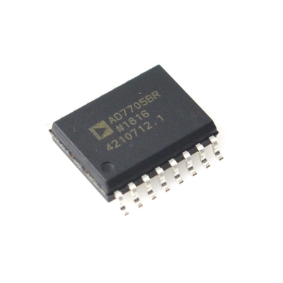 AD7705BRZ ADC 16-Bit Precision Low Noise 3V/5V Operation On-Chip Filter SPI Interface Low Power -40°C to +85°C Industrial-Grade
