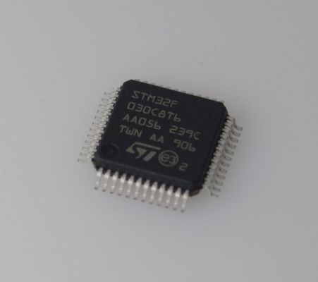 STM32F030C8T6 48MHz Cortex-M0 MCU 64KB Flash 8KB RAM 12-bit ADC Low-Cost 5V Tolerant 37 GPIOs and Wide Temp Range for Robust Embedded Designs