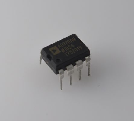 AD820ANZ Precision 5MHz Op Amp Single/Dual Supply (±18V) Low Power 1.3mA Rail-to-Rail Output Wide Temp Range -40°C~+125°C for Industrial and Automotive