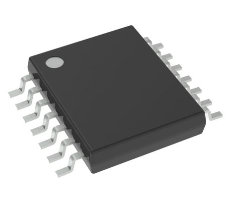 LMV324IPWR Low-Cost Quad Op-Amp with Rail-to-Rail Output 1.1MHz Bandwidth Low IQ (24µA/amp) 2.7-5.5V Operation Tiny TSSOP-14 Package -40°C to 125°C Range ESD Protection and High EMI Rejection