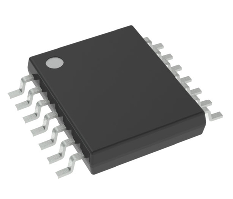 LMV324IPWR Low-Cost Quad Op-Amp with Rail-to-Rail Output 1.1MHz Bandwidth Low IQ (24µA/amp) 2.7-5.5V Operation Tiny TSSOP-14 Package -40°C to 125°C Range ESD Protection & High EMI Rejection
