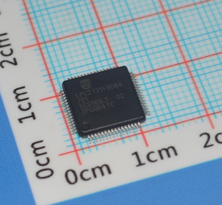LPC2131FBD64/01,15 ARM7 MCU 32-bit RISC Core 64KB Flash 16KB RAM 60MHz Speed USB 2.0 2x UART 64-LQFP -40°C to +85°C Industrial Grade