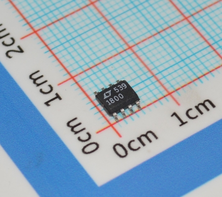 LT1800CS8#PBF Op Amp 100MHz Gain BW 450V/µs Slew Rate 3.5nV/√Hz Noise 2.7-12.6V Supply Rail-to-Rail I/O 8-Pin SOIC -40°C to 85°C Low Power