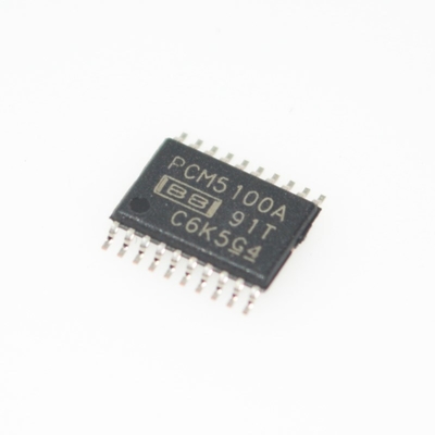 PCM5100APWR Advanced 32-bit 384kHz Stereo DAC 112dB SNR, <0.001% THD+N Integrated LP Filter 2VRMS Output Low Jitter Single Supply (2.7-5.5V) Tiny TSSOP-16 for Portable Hi-Fi Audio