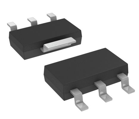TLV1117LV33DCYR 800mA LDO 3.3V Fixed Output 1% Accuracy Low Dropout Voltage Over-Current and Thermal Protection -40°C to 125°C Stable with Ceramic Capacitors SOT-223 Package