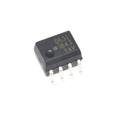 Ultra-Compact HCPL-0631-500E High CMR 3.5kV/μs 10kV/μs Isolation 1mA Low Current High Temp 110°C 5kV Isolation High Speed 1MBd Wide Vcc 2.7-5.5V SOIC-8 Package