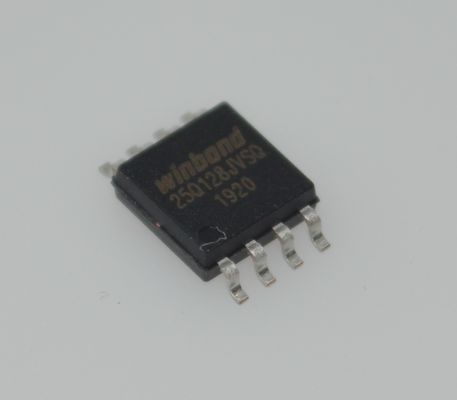 W25Q128JVSIQ 128Mb (16MB) SPI NOR Flash with Quad/DUAL I/O 133MHz Clock Rate 4KB Uniform Sector and 256B Page Features Flexible Architecture High Performance and Low Power Consumption
