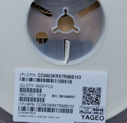 CC0603JRNPO0BN200 Ideal 200pF NPO Capacitor for High-Frequency Circuits  0603 Size Ultra-Stable Low ESR High Q Factor Precision Value Superior Performance RoHS compliant