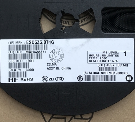 Protect High-Speed Data Lines with the ESD5Z3.3T1G 3.3V Uni-Directional Clamping Ultra-Low Capacitance and Sub-nanosecond Response in a Miniature SOD-523 Package