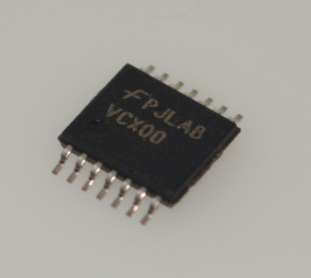 74VCX00MTCX 2.3-3.6V Quad 2-Input NAND Gate with 3.6V Tolerant Inputs/Outputs 100mA Balanced Output Drive Ultra-Low <2.5ns Delay in Tiny TSSOP-14 Package