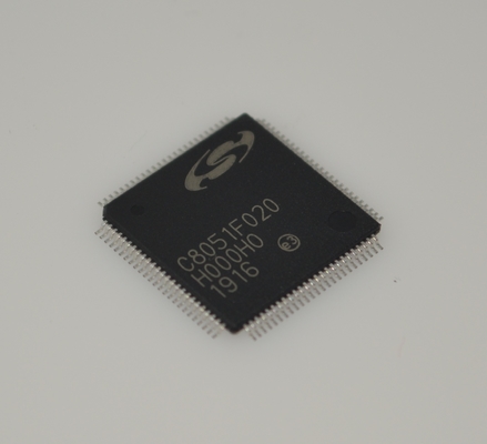 C8051F020-GQR High-Speed 25 MIPS 8052 Core 64KB In-System Flash 4.5KB RAM 12-Bit ADC Dual 12-Bit DACs 64-Pin LQFP Industrial Temp Range Extensive Peripherals Set