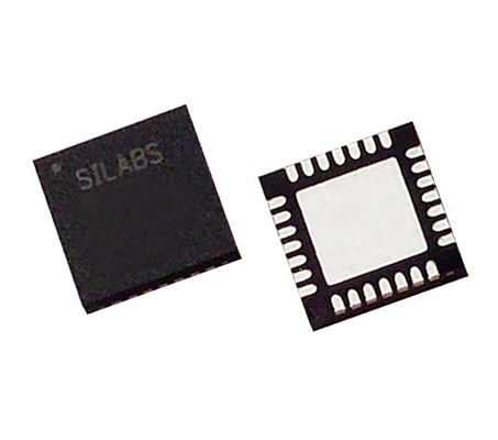 CP2102-GMR USB-UART Bridge Single-Chip Solution Integrated USB & Crystal 9600 bps to 2 Mbps Baud 512-Byte Buffer Full GPIO Compact QFN Royalty-Free Drivers