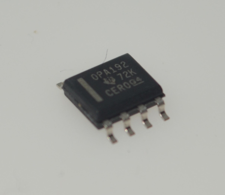 OPA192IDR Precision Op-Amp with 25μV Offset 0.2μV/°C Drift 10MHz GBW 20V/μS SR 1.1kHz 1/f Noise RRO CMOS Input 2.2nA Ib SOIC-8 Package