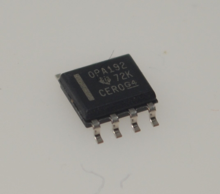 OPA192IDR Precision Op-Amp with 25μV Offset 0.2μV/°C Drift 10MHz GBW 20V/μS SR 1.1kHz 1/f Noise RRO CMOS Input 2.2nA Ib SOIC-8 Package