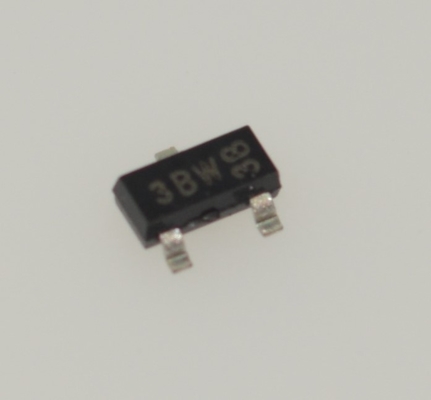 BC856B PNP General Purpose Transistor 65V 100mA SOT-23 Package Low Noise High Current Gain 200-450 250MHz Frequency Complementary to BC846B, RoHS Compliant Tape & Reel