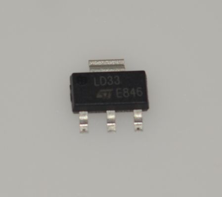 LD1117S33CTR 3.3V LDO Voltage Regulator with 1A Output Low Dropout Voltage High Accuracy Over-Current and Thermal Protection Stable with Ceramic Capacitors SOT-223 Package