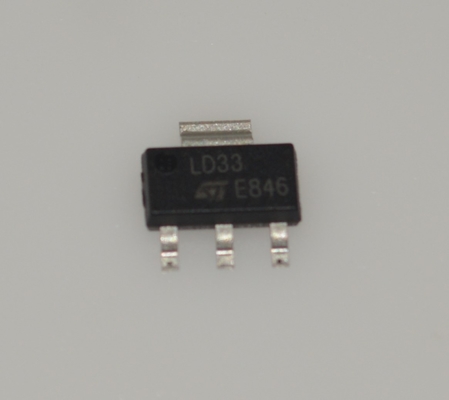 LD1117S33CTR 3.3V LDO Voltage Regulator with 1A Output Low Dropout Voltage High Accuracy Over-Current & Thermal Protection Stable with Ceramic Capacitors SOT-223 Package