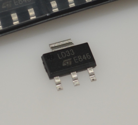 LD1117S33CTR 3.3V LDO Voltage Regulator with 1A Output Low Dropout Voltage High Accuracy Over-Current & Thermal Protection Stable with Ceramic Capacitors SOT-223 Package