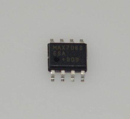 MAX706SESA+T: μP Supervisor with Manual Reset, 200ms Pulse, 4.65V Threshold, Low 35μA Current, 3.3V/5V Operation, -40°C to +85°C, Watchdog Timer & Power-Fail Compare
