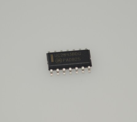 UC2843BDG Current-Mode PWM Controller 500kHz Operation High Drive Output Wide 8V-30V Input Precision Reference Low Cost Robust Protection Versatile for Power Supplies