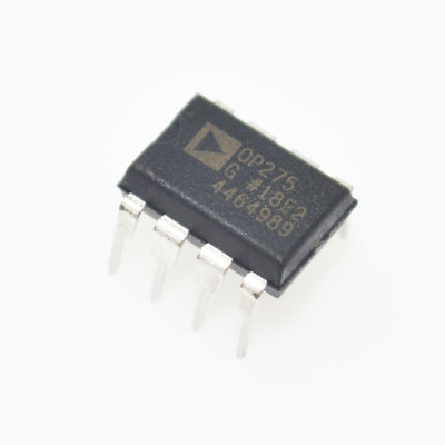 OP275GPZ Renowned Audio Op-Amp with Bipolar/JFET Blend 5MHz Bandwidth 22V/µs Slew Rate Low 6nV/√Hz Noise High 10mA Drive ±4 to ±22V Range and DIP-8/SOIC-8 Package