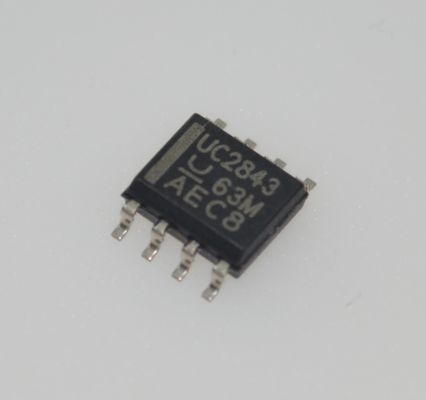 UC2843D8TR Current-Mode PWM Controller with 500kHz Operation 8.4V/7.9V UVLO 50mA Totem-Pole Output Internal Trimmed Bandgap Low Start-Up and Operating Current in SOIC-8