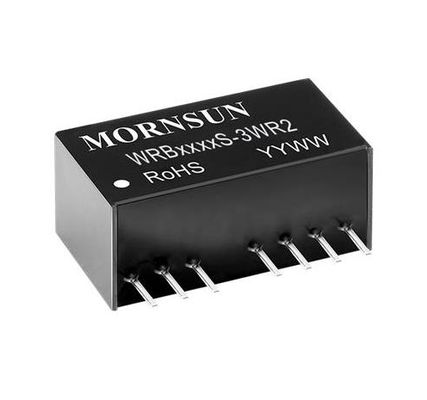 WRB4824S-3WR2 Advanced 48V 2.4kW DIN Rail Power Supply Ultra-Wide 85-264VAC Input 300% Peak Power, Active PFC Low Leakage Current -40°C to +85°C Operating IP67 Protection C1/C2 Immunity and 5G Ready