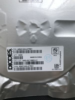 AZ431AN-ATRE1 2.5-36V Shunt Regulator with ±0.5% Precision 100mA Sink Low Impedance SOT-23-3 -40°C to +105°C AEC-Q100 Tape & Reel